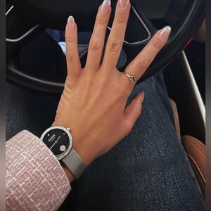 Versus Versace Black Dial Silver Watch